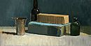Stilleven met boeken, 58x30, 2009.