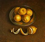 Stilleven met citroenen, 60x60cm, 2007. VERKOCHT