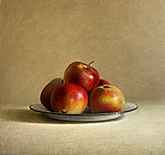 Still life with apples...