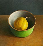 Stilleven met pompoen, 50x50cm, 2006. 