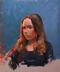 Figuurschildering 30x35cm