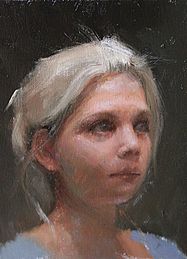 Kleine portretstudie, 18x24cm, 2011.