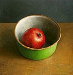 Stilleven met granaatappel, 50x50cm, 2006. 