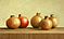 Stilleven met granaatappels, 52x32cm, 2005 VERKOCHT