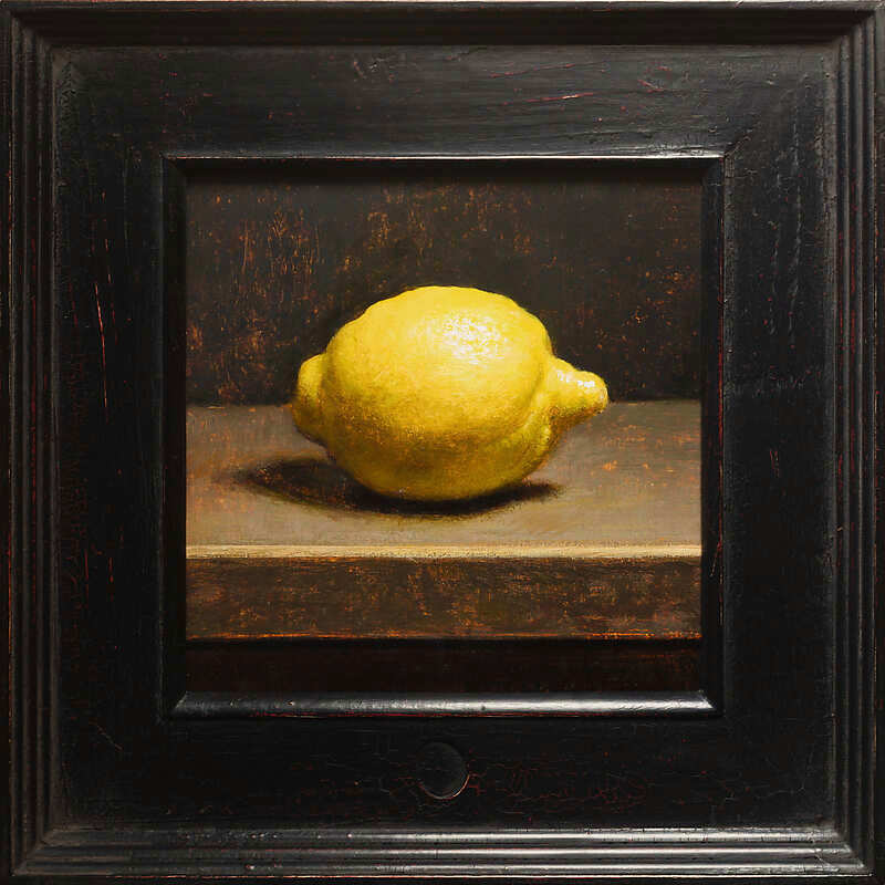 Painting: Stilleven met citroen