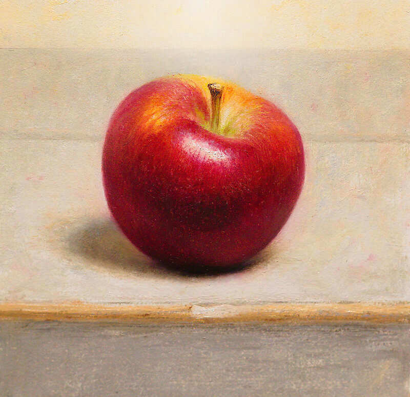 Painting: Stilleven met appel
