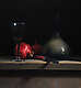 stilllifeid_granaatappel-fles-stilleven-schilderij