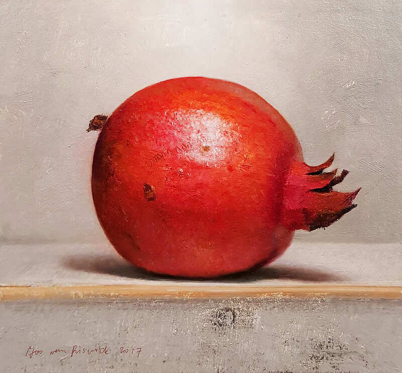 Painting: Stilleven met granaatappel