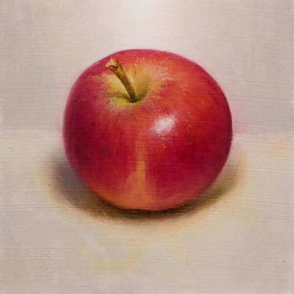 Painting: Stilleven met appel