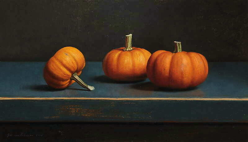 Painting: Pompoenstilleven