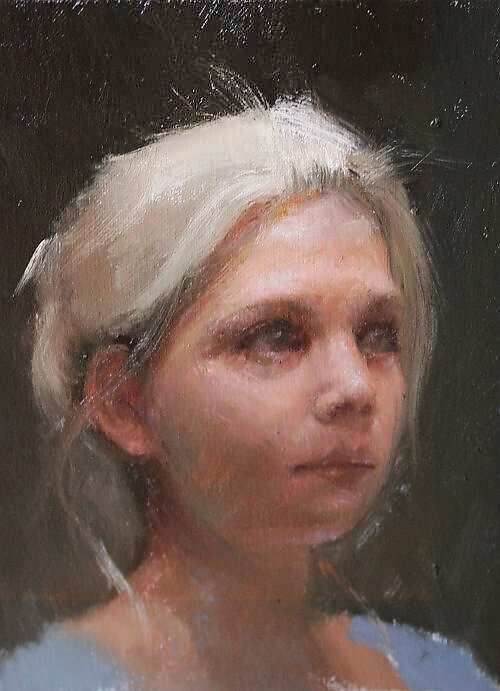 Painting: Kleine portretstudie