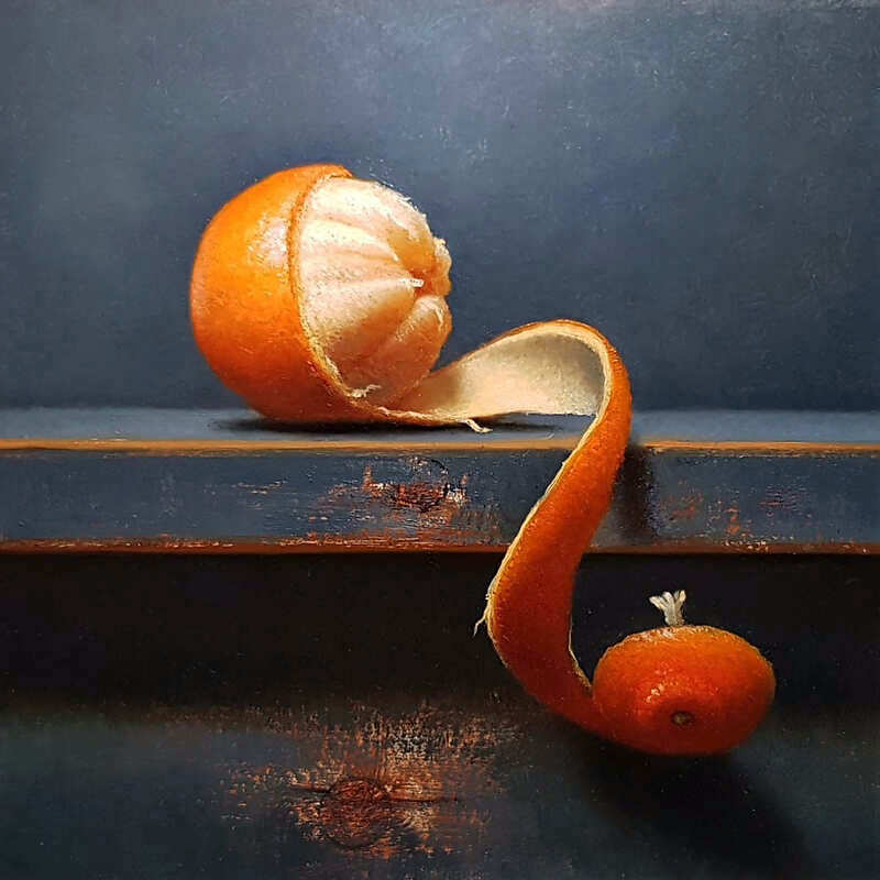 Painting: Mandarijnstilleventje